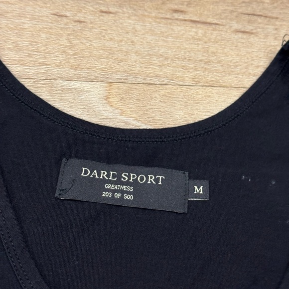 Darc Sport Wolves Bodybuilding Tank Top Black Number 23 "Greatness" Size Medim - Picture 3 of 3